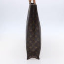 LOUIS VUITTON Monogram Sac Plat Hand Bag M51140 LV Auth BA7898-4