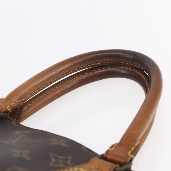 LOUIS VUITTON Monogram Sac Plat Hand Bag M51140 LV Auth BA7898