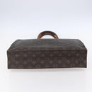 LOUIS VUITTON Monogram Sac Plat Hand Bag M51140 LV Auth BA7898-5