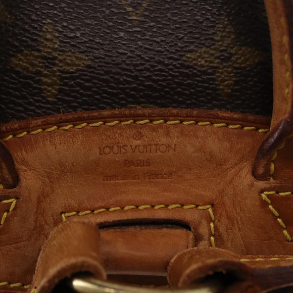 LOUIS VUITTON Monogram Montsouris PM Backpack M51137 LV Auth BA7902