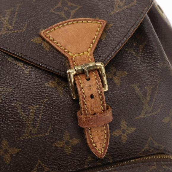 LOUIS VUITTON Monogram Montsouris PM Backpack M51137 LV Auth BA7902