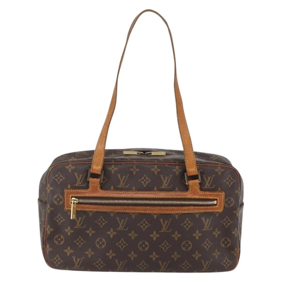 LOUIS VUITTON Monogram Cite GM Hand Bag M51181 LV Auth BA7905