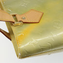 LOUIS VUITTON Monogram Vernis Houston Hand Bag Gris M91053 LV Auth BA7906-8