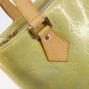 LOUIS VUITTON Monogram Vernis Houston Hand Bag Gris M91053 LV Auth BA7906-19