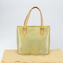 LOUIS VUITTON Monogram Vernis Houston Hand Bag Gris M91053 LV Auth BA7906-12