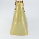 LOUIS VUITTON Monogram Vernis Houston Hand Bag Gris M91053 LV Auth BA7906-3