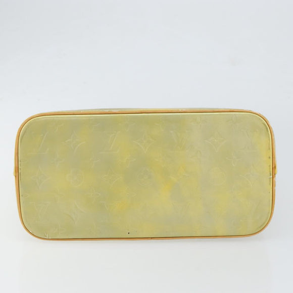 LOUIS VUITTON Monogram Vernis Houston Hand Bag Gris M91053 LV Auth BA7906