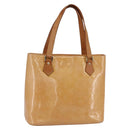 LOUIS VUITTON Monogram Vernis Houston Bag Marshmallow Pink M91302 LV Auth BA7907-1