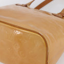 LOUIS VUITTON Monogram Vernis Houston Bag Marshmallow Pink M91302 LV Auth BA7907-8