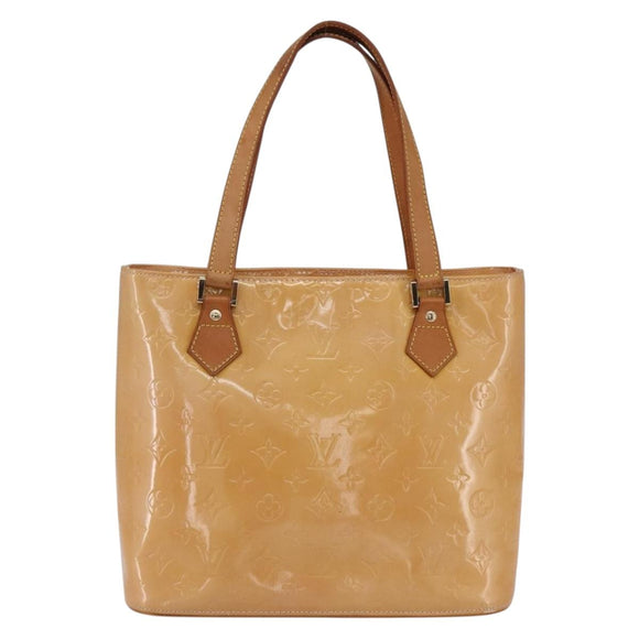 LOUIS VUITTON Monogram Vernis Houston Bag Marshmallow Pink M91302 LV Auth BA7907