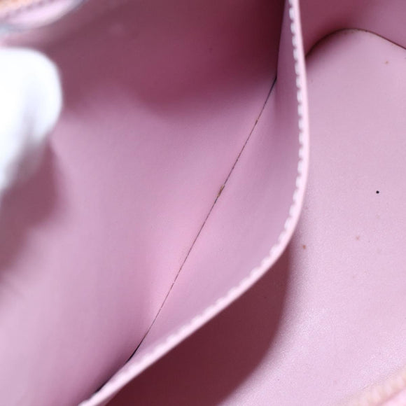LOUIS VUITTON Monogram Vernis Houston Bag Marshmallow Pink M91302 LV Auth BA7907