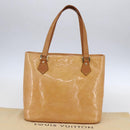 LOUIS VUITTON Monogram Vernis Houston Bag Marshmallow Pink M91302 LV Auth BA7907-12