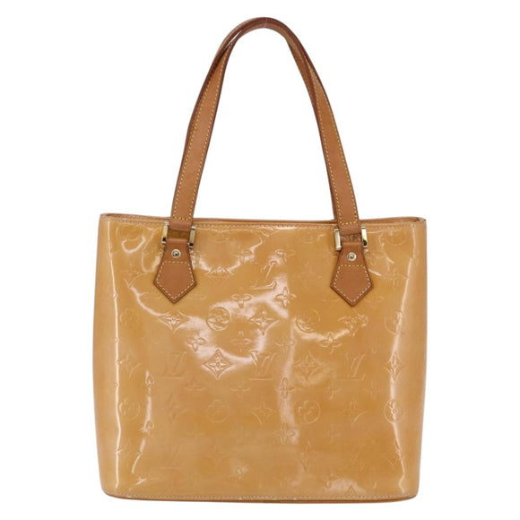 LOUIS VUITTON Monogram Vernis Houston Bag Marshmallow Pink M91302 LV Auth BA7907