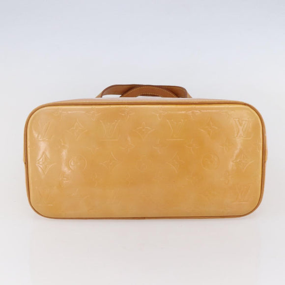 LOUIS VUITTON Monogram Vernis Houston Bag Marshmallow Pink M91302 LV Auth BA7907