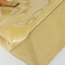 LOUIS VUITTON Monogram Vernis Reade PM Hand Bag Beige M91334 LV Auth BA7912-15