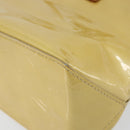 LOUIS VUITTON Monogram Vernis Reade PM Hand Bag Beige M91334 LV Auth BA7912-16