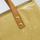 LOUIS VUITTON Monogram Vernis Reade PM Hand Bag Beige M91334 LV Auth BA7912-17
