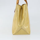 LOUIS VUITTON Monogram Vernis Reade PM Hand Bag Beige M91334 LV Auth BA7912-4