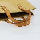 LOUIS VUITTON Monogram Vernis Reade PM Hand Bag Beige M91334 LV Auth BA7912-7