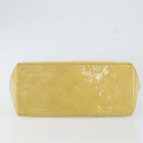 LOUIS VUITTON Monogram Vernis Reade PM Hand Bag Beige M91334 LV Auth BA7912-5