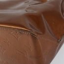 LOUIS VUITTON Monogram Vernis Reade PM Hand Bag Bronze M91146 LV Auth BA7913-15