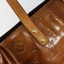LOUIS VUITTON Monogram Vernis Reade PM Hand Bag Bronze M91146 LV Auth BA7913-18