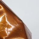 LOUIS VUITTON Monogram Vernis Reade PM Hand Bag Bronze M91146 LV Auth BA7913-9
