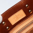 LOUIS VUITTON Monogram Vernis Reade PM Hand Bag Bronze M91146 LV Auth BA7913-19