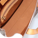 LOUIS VUITTON Monogram Vernis Reade PM Hand Bag Bronze M91146 LV Auth BA7913-10