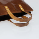 LOUIS VUITTON Monogram Vernis Reade PM Hand Bag Bronze M91146 LV Auth BA7913-7