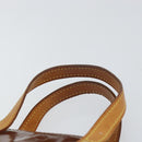 LOUIS VUITTON Monogram Vernis Reade PM Hand Bag Bronze M91146 LV Auth BA7913-14