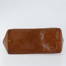 LOUIS VUITTON Monogram Vernis Reade PM Hand Bag Bronze M91146 LV Auth BA7913-5