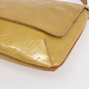 LOUIS VUITTON Monogram Vernis Thompson Street Bag Beige M91301 LV Auth BA7914-14