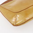 LOUIS VUITTON Monogram Vernis Thompson Street Bag Beige M91301 LV Auth BA7914-9