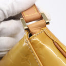 LOUIS VUITTON Monogram Vernis Thompson Street Bag Beige M91301 LV Auth BA7914-10