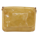 LOUIS VUITTON Monogram Vernis Thompson Street Bag Beige M91301 LV Auth BA7914-13