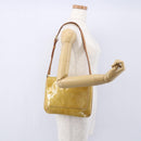 LOUIS VUITTON Monogram Vernis Thompson Street Bag Beige M91301 LV Auth BA7914-21