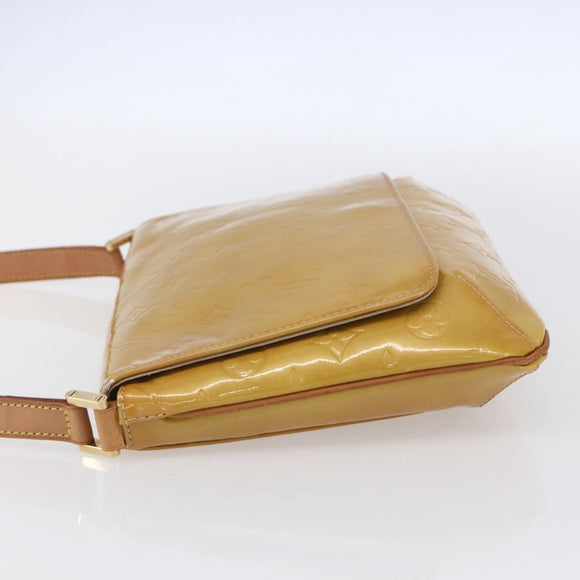 LOUIS VUITTON Monogram Vernis Thompson Street Bag Beige M91301 LV Auth BA7914