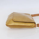 LOUIS VUITTON Monogram Vernis Thompson Street Bag Beige M91301 LV Auth BA7914-4