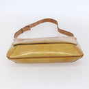 LOUIS VUITTON Monogram Vernis Thompson Street Bag Beige M91301 LV Auth BA7914-5