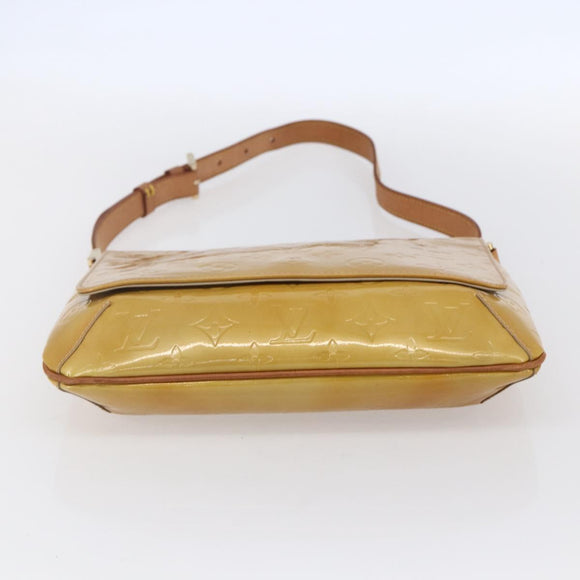 LOUIS VUITTON Monogram Vernis Thompson Street Bag Beige M91301 LV Auth BA7914