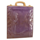 LOUIS VUITTON Monogram Vernis Stanton Tote Bag Purple Viole M91079 Auth BA7915-1