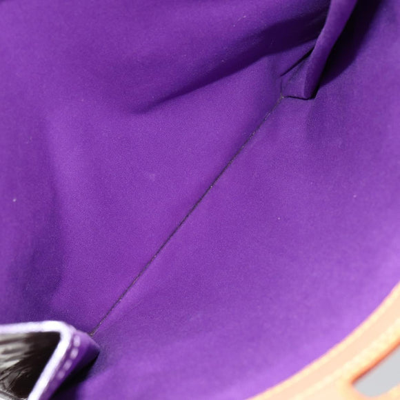 LOUIS VUITTON Monogram Vernis Stanton Tote Bag Purple Viole M91079 Auth BA7915