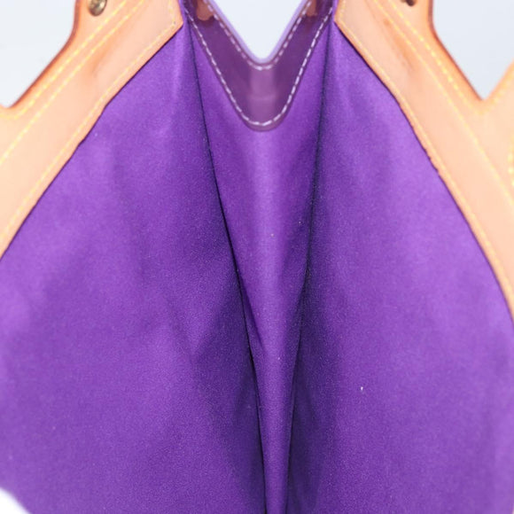 LOUIS VUITTON Monogram Vernis Stanton Tote Bag Purple Viole M91079 Auth BA7915