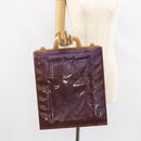 LOUIS VUITTON Monogram Vernis Stanton Tote Bag Purple Viole M91079 Auth BA7915-21