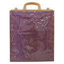 LOUIS VUITTON Monogram Vernis Stanton Tote Bag Purple Viole M91079 Auth BA7915-2