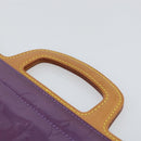 LOUIS VUITTON Monogram Vernis Stanton Tote Bag Purple Viole M91079 Auth BA7915-8