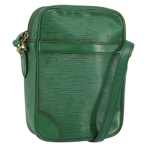 LOUIS VUITTON Epi Danube Shoulder Bag Green M45634 LV Auth BA7919
