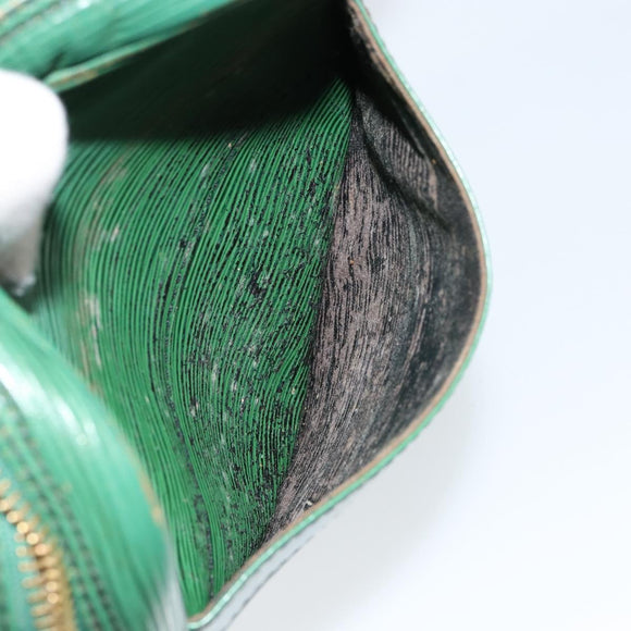 LOUIS VUITTON Epi Danube Shoulder Bag Green M45634 LV Auth BA7919