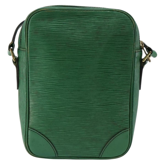 LOUIS VUITTON Epi Danube Shoulder Bag Green M45634 LV Auth BA7919